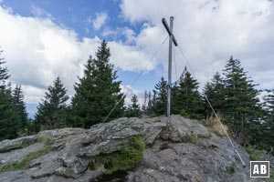 Das Gipfelkreuz des Kleinen Arbers