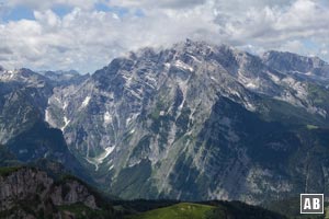Der Watzmann und seine 1.800 m hohe Ostwand